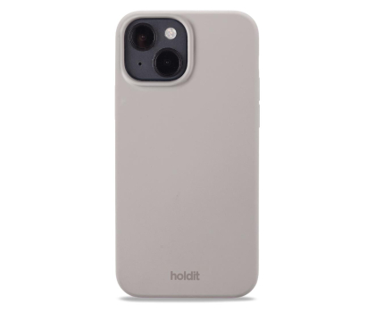 Etui do telefonów Holdit Silicone Case iPhone 14/13 Taupe 15494